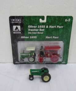 Oliver 65, Oliver 1655 & Hart Parr set, and Oliver 1855 1/64 scale