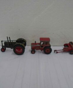 Massey Harris Challenger 1/43 scale, Massey Ferguson tractor & baler 1/64 scale