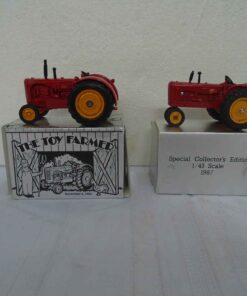 Massey Harris 33 Collector's Edition 1987 1/43 scale & Massey Harris 55 1/43 scale National Farm Toy Show 1992