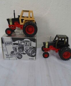 Case 1170 Black Knight Demonstrator and Case 1170 Demonstrator both 1/43 scale