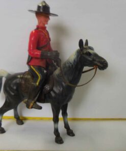 Royal Canadian Mounted Police Officer on Horse (plastic figurine)