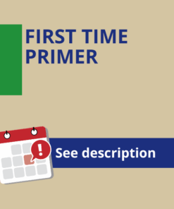 <***First Time Primer***>