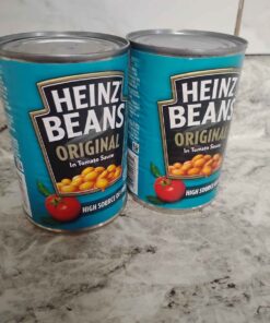 Qty 2 can's original beans and tomato sauce... Date is current