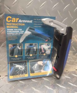 Emergency seat belt cutter/window hammer