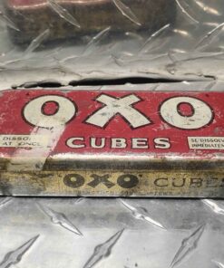 Oxo cubes metal tin