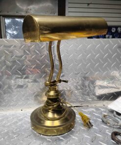 Brass reading desk light