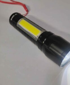 Bobcat rechargeable flashlight with strobe and COB