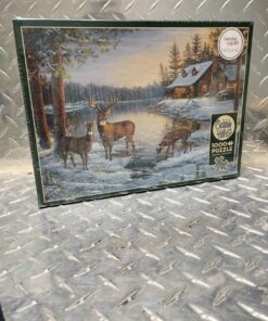 Cobble Hills 1000 piece puzzle deer SEALED IN PLASTIC