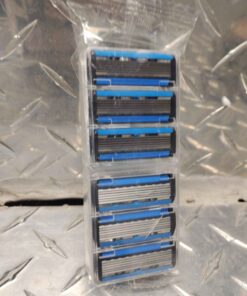 6 blade razor heads