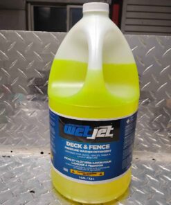 Deck and fence pressure washer soap