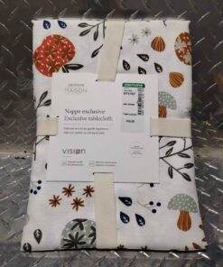 60 x 108 floral cloth tablecloth