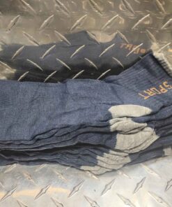 10 pair blue gray sports socks