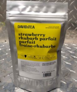 David's tea strawberry rhubarb parfait