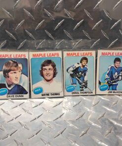 Toronto Maple Leafs 4 card collection VINTAGE