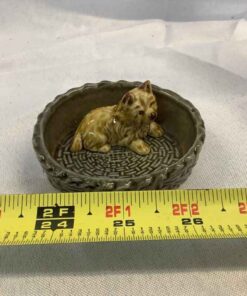 Wade Cairn terrier in Basket