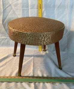 Vintage Mid Century Modern 4 Leg Footstool