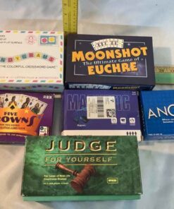Box of Games for Game Night