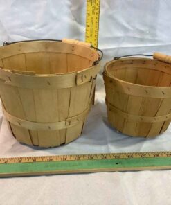 Pair of Wooden Baskets