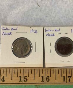 US Indian Head Nickels 1917/1926