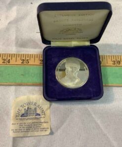 The Tower Mint - Charlotte Brontë Solid Nickel Silver Coin