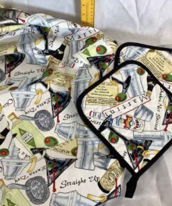 Martini Apron and Pot Holders