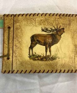 “Leather” Bound Photo Album with photos