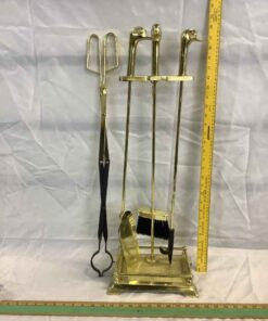 Brass Fireplace Set