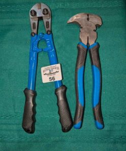 12" bolt cutters and fencing pliers