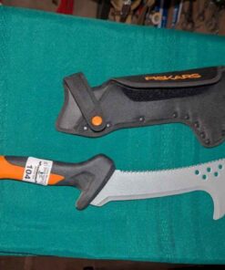 Fiskars Bill hook saw and sheath