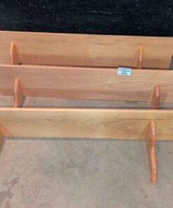 Wooden wall mounted shelves