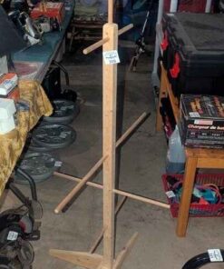 Wooden camp drying rack