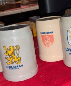 Stoneware Steins (4)
