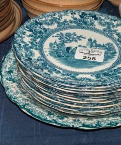 Togo Colonial Pottery dishes and platter (9pc)