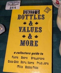 Unitt's Bottle And Value Guide book C. 1990