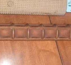 Wooden ravioli rolling pin