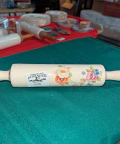 Floral patterned rolling pin