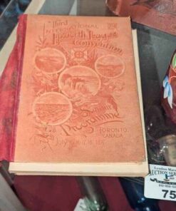 Souvenir program of the 3rd international convention of the Epworth League