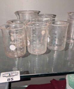 Laboratory Pyrex beakers