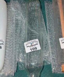 Clear glass rolling pin
