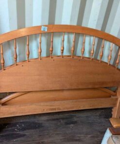 Wooden head/ foot board & rails