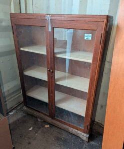 Double glass door book case