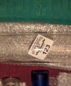 Clear glass rolling pin