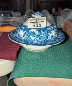 Togo Colonial pottery covered bowl