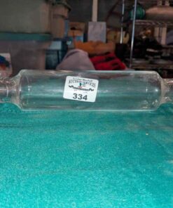 Clear glass rolling pin