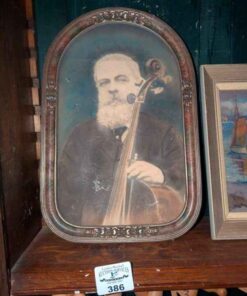 Antique framed portrait