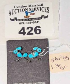 Genuine Indian Handmade Sterling earrings