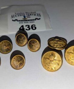 R.C.A.F buttons - two sizes