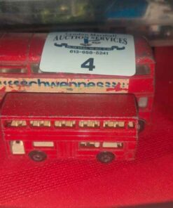 Dinky toy and Matchbox Double Decker bus