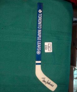 Toronto Maple Leaf Mini stick - autographed