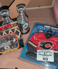 NHL collectible jersey. Stanley cup mini replicas & Zamboni